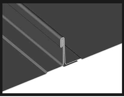 mechanically seam metal roof